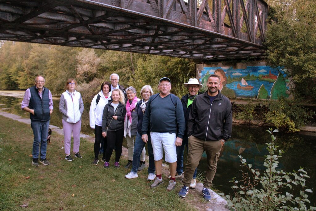 Groupe pour la marche organisée par CanalSet